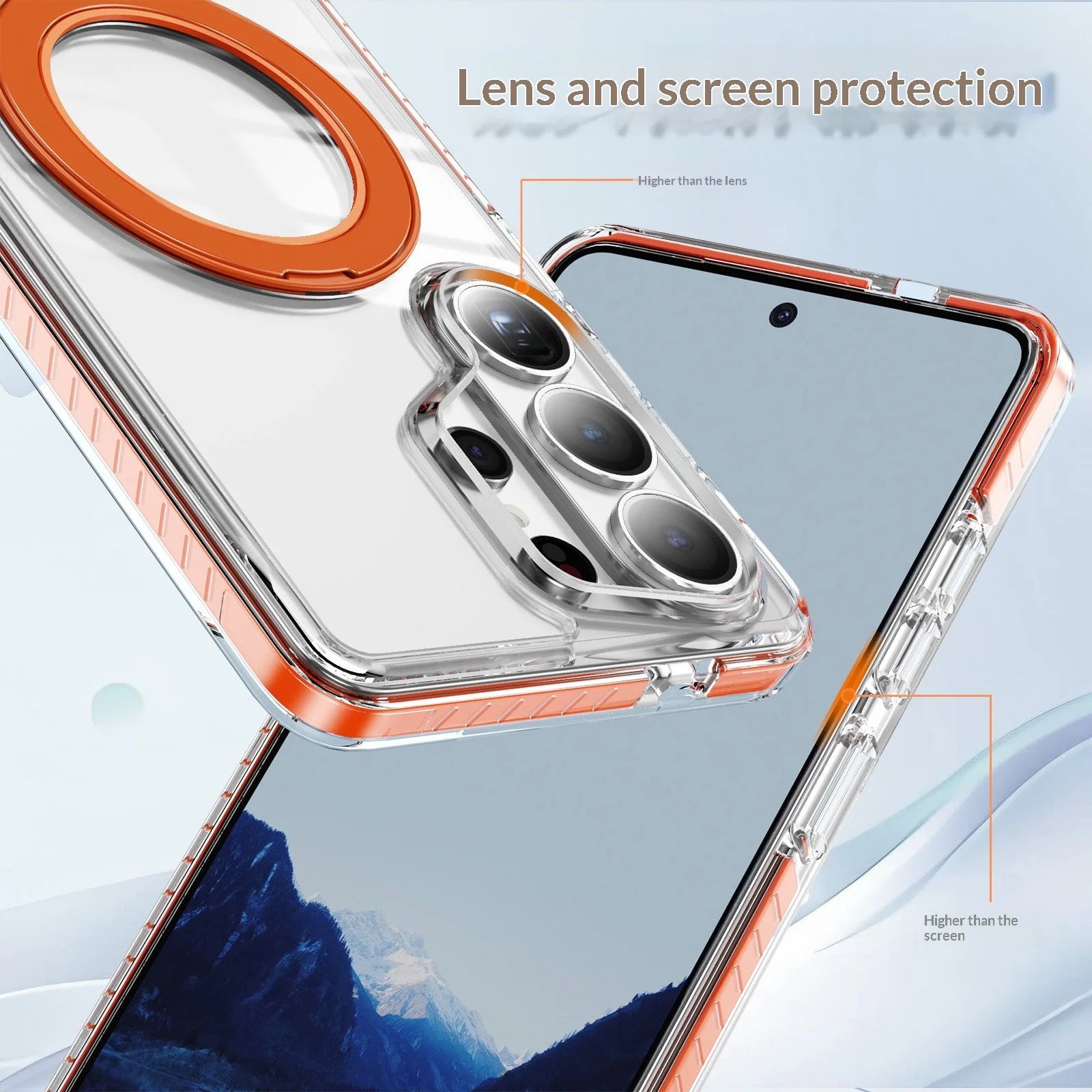 for S26Ultra S26+ For Magsafe 360°Rotation Stand Case For Samsung Galaxy S26 Ultra Plus S25 S24 Plus TPU Magnetic Charging Cover
