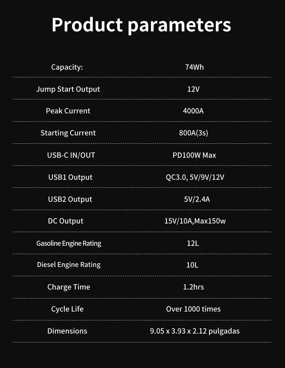 GOOLOO 12V Car Jump Starter 4000A Car Battery Starter 20000mAh Portable Power Bank Booster Auto Starting Device Emergency Start