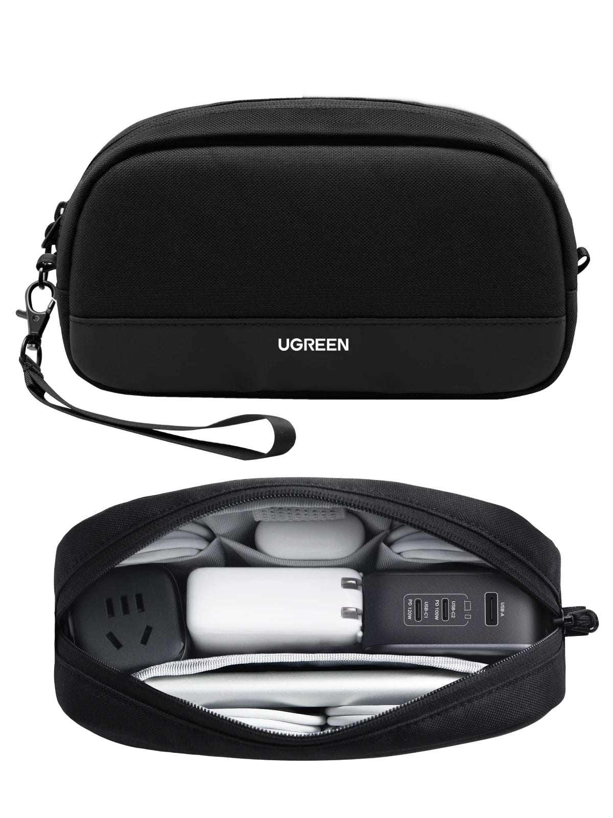 UGREEN Storage Bag Case Organizer Bag S/M Size for Laptop Power Adapter HUB Earphone Cable Charger PC Digital Laptop Accessories