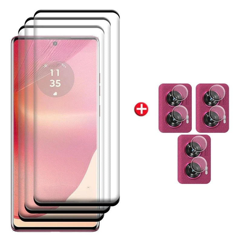 For Motorola Moto Edge 60 50 Fusion Glass Moto Edge 60 Pro Razr Ultra 2025 Glass Screen Protector Moto Edge 50 Fusion Len Glass