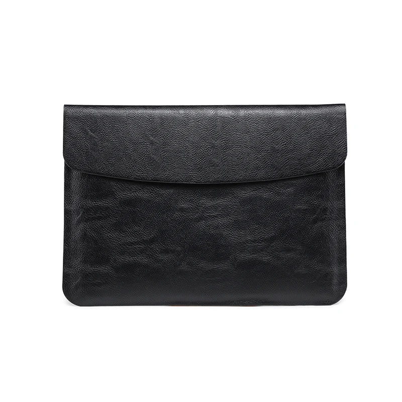 Computer Sleeve Case for ( MacBook Mac Book iPad ) Air M1 M2 13 14 15 6 16 Pro 12 9 11 Inch Cover Bag Pouch Briefcase Leather
