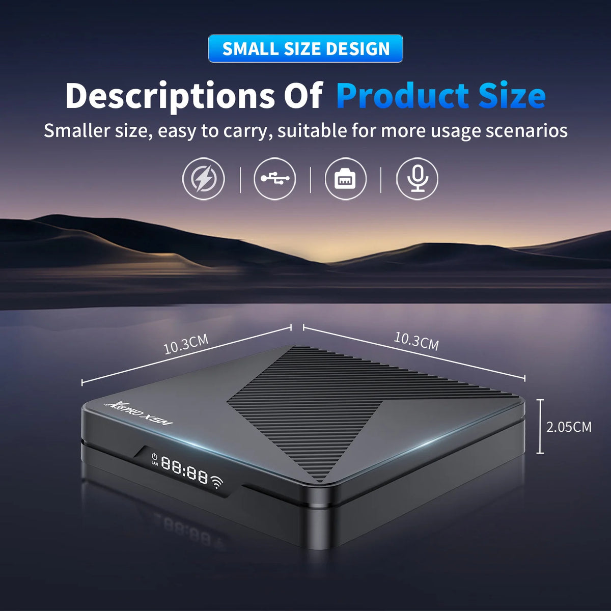 X88 PRO X5M Android 14 TV Box HD 8k 2.4G 5G Wifi6 BT5.0 1000M Lan 3D Amlogic S905X5M & S905A