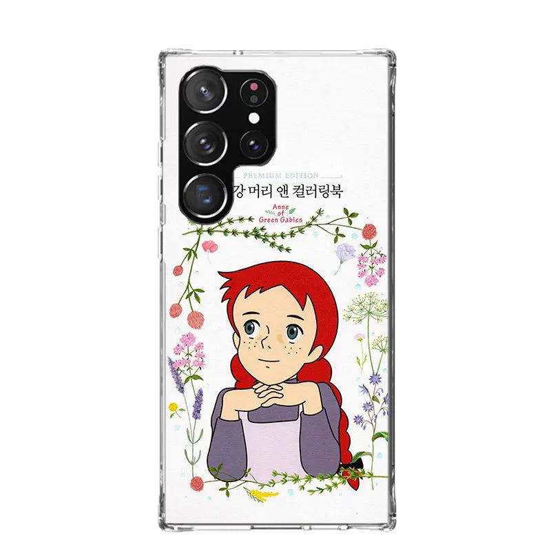 A-Anne Of Green Gables Shirley Phone Case For Samsung Galaxy S26 S25 Edge S24 S23 FE S22 Ultra S21 Plus S20 + Fundas Cover Coque
