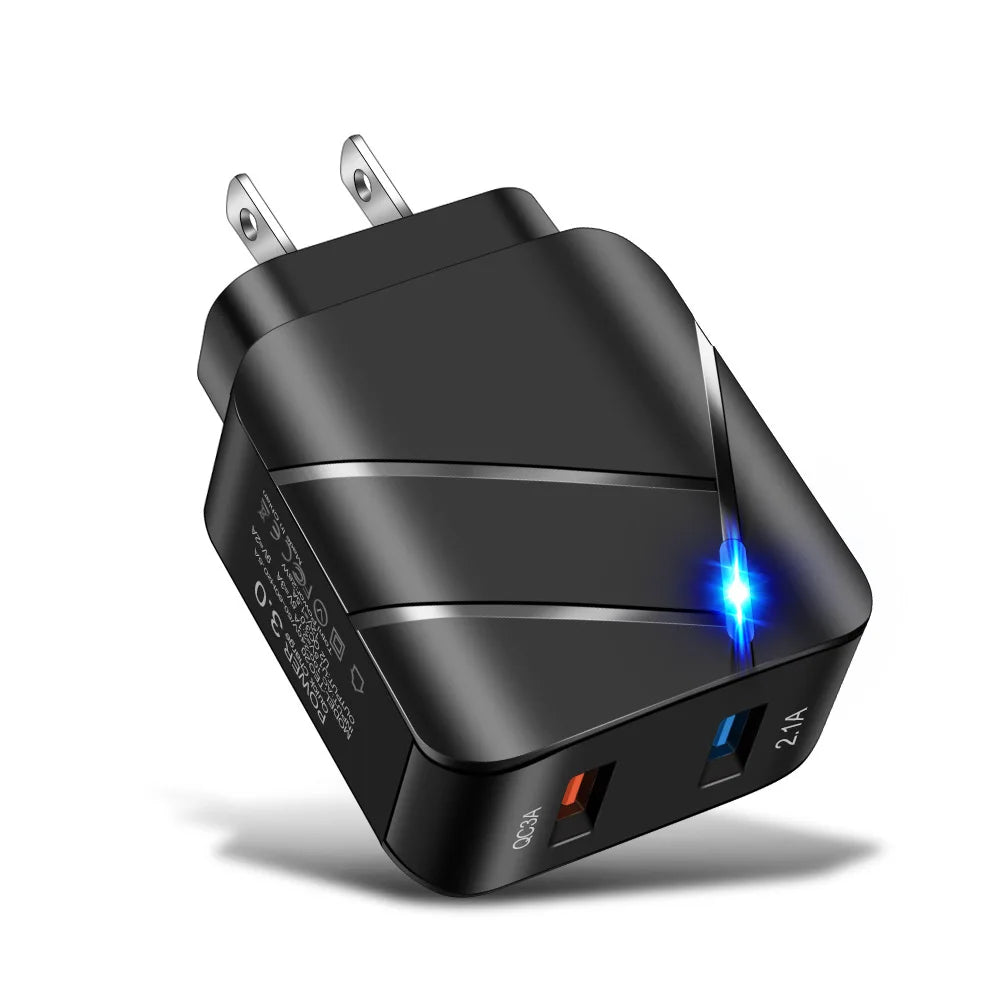 AIXXCO USB PD Quick Charge 28W 40W USB Charger QC3.0 2A Fast Wall Charger Mobile Phone Charger for Samsung Xiaomi iPhone 12