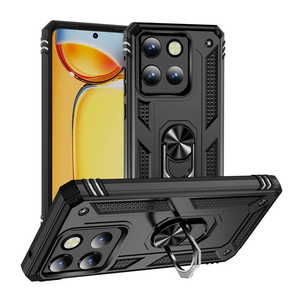 Armor Phone Case For Moto G Stylus Power Play GStylus GPower GPlay 4G 5G 2021 2022 2023 2024 2025 360°  Metal Ring Holder Cover