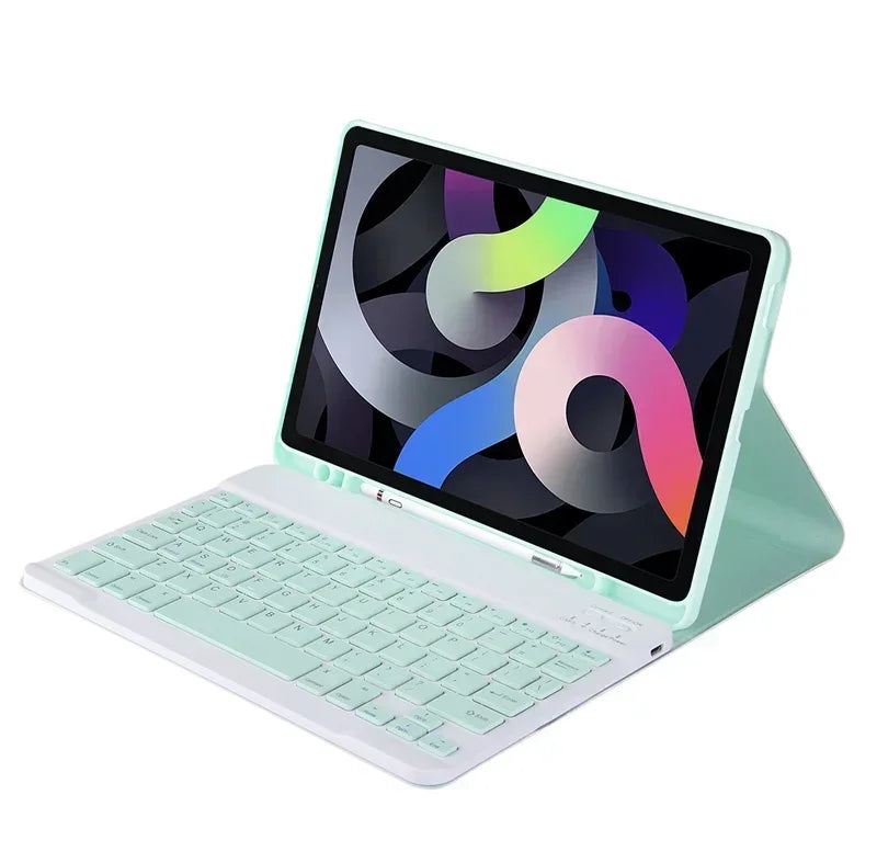 For iPad A16 2025 11th Generation Keyboard Case 11 inch Stand with Pencil Holder for iPad 10th Generation Case 10.9 inch 2022