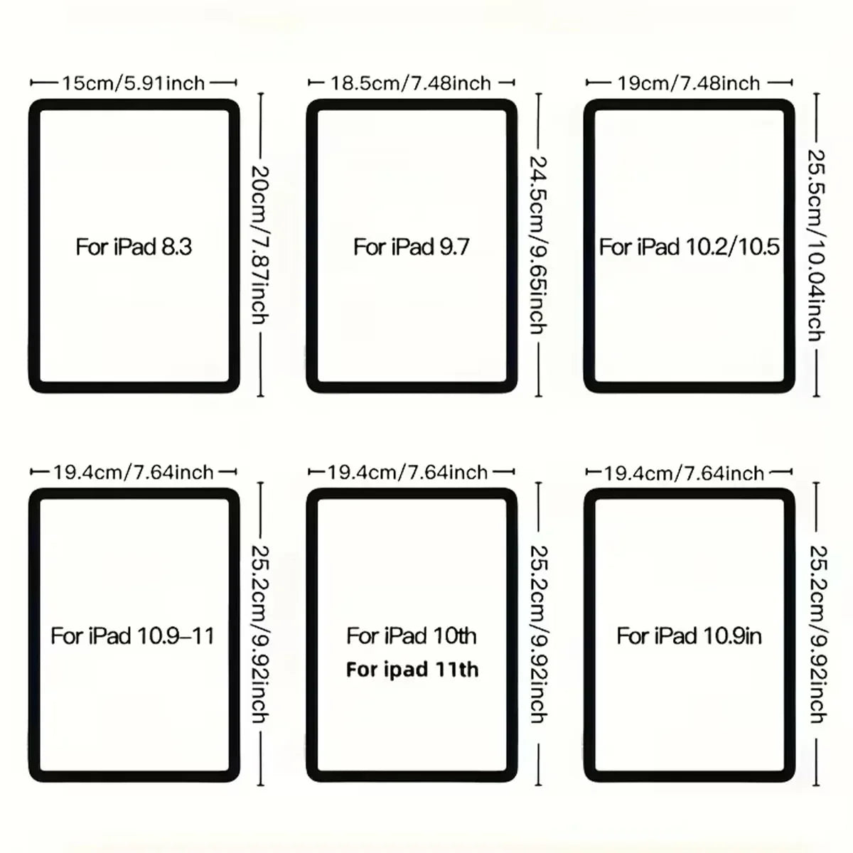 For 2018-2026 iPad Case Air 11/13 M2 Pro 11/13 M4 for iPad Air 4 Air 5 Pro 11/12.9 iPad 6/7/8/9/10th Acrylic Clear Y-Fold Stand