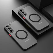 Wireless Charge Case for Samsung Galaxy S25 S20 S24 S23 S22 S21 Ultra Plus FE A13 A14 A33 A34 A54 A53 A52 A51 A71 Magsafe Cover