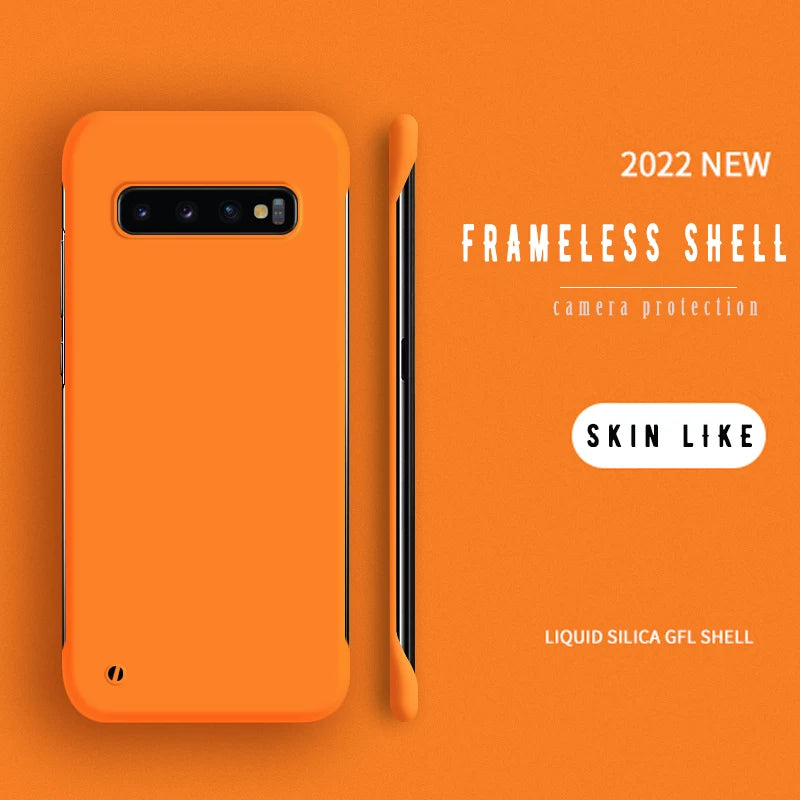 Designer Slim Thin Matte Phone Cover Case For Samsung S24 S23 S22 S21 S20 FE S10 Plus Bumper Note 20 Ultra 10 Plus Classic Cases