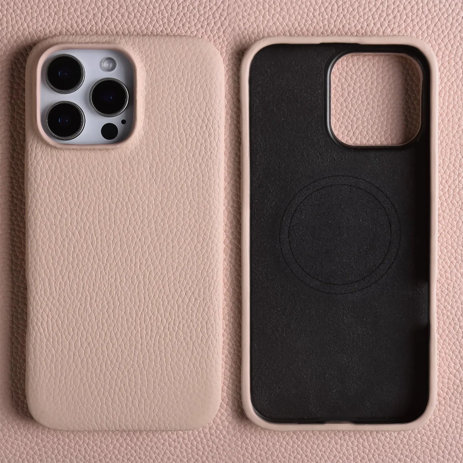 Luxury Magnetic For Magsafe Genuine Leather Case For iphone16Pro Max 15 14 13 12 11 Business Full Wrapped Phone Cases Back Cover
