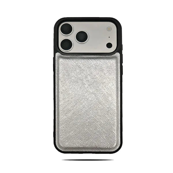 Simple Solid Color Leather Phone Cover For iPhone 17 16 15 Pro Max Business Office Style Case