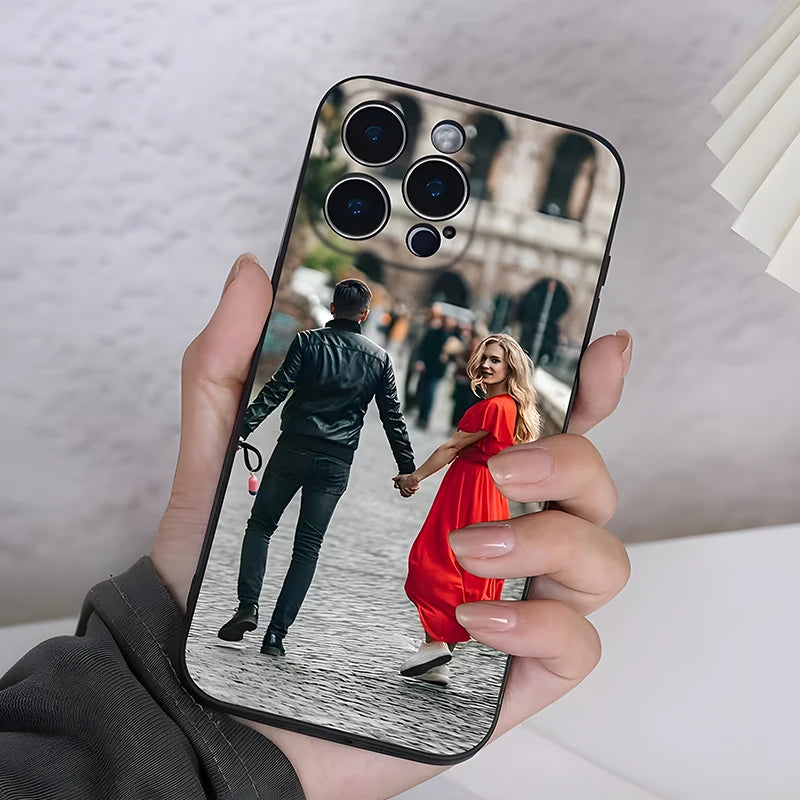 For iPhone 17 16 16E 15 14 13 12 11 Pro Max Air Mini SE 2020 2022 X XS XR 6 7 8 Plus DIY Custom Photo Shockproof Soft Case