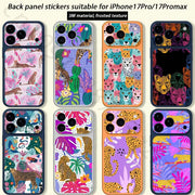 FlowER For iPhone 17 pro Max 17 pro Full Cover Decal Skin Wrap 3D Colorful Rear Protective Sticker Film