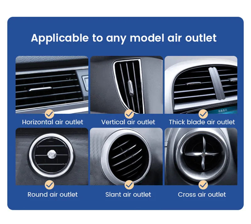 Car Phone Holder Stand Air Vent Gravity Car Mount GPS Smartphone Mobile Cell Support In Car Bracket for iPhone Huawei Xiaomi LG