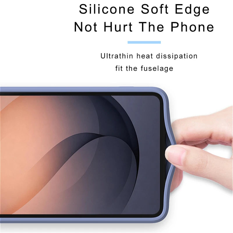 For Samsung Galaxy S26 S25 S24 S23 S22 S21 S20 Ultra Plus FE S25Edge Case Soft Liquid Silicone Cover Ultra Thin Phone Back Cover