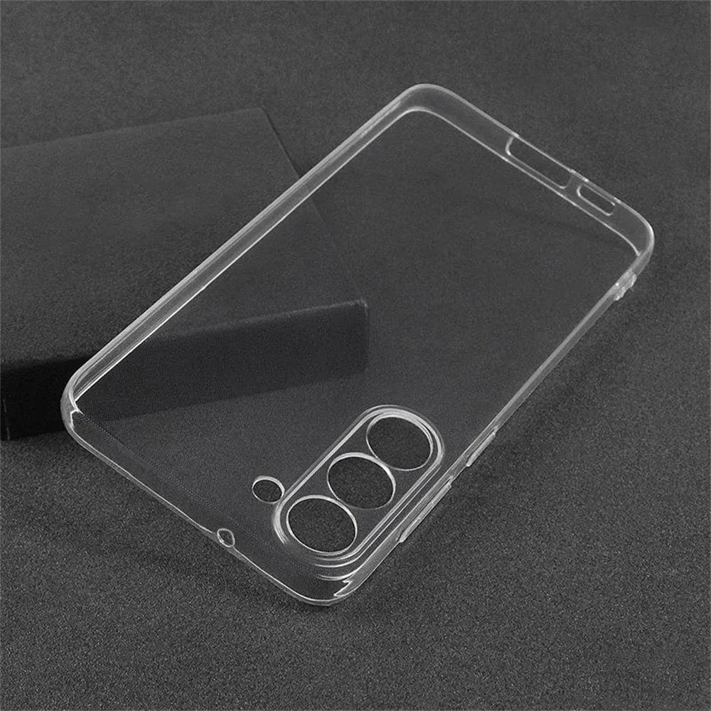 TPU Clear Transparent Phone Case For Samsung Galaxy S20 S21 S22 S23 S24 S25 Plus UItra S20 FE Simple Slim Soft Protective Cover