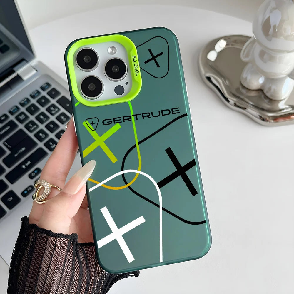 Lovely Fashion G-Gertrudes Phone Case For iPhone 16e 16 15 14 13 12 11 mini Pro Max X XR XSMAX 8 7 Plus Anti Fall Matte Cover