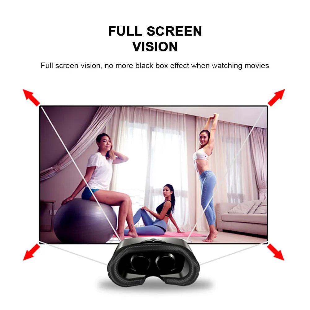 VRG Pro 3D Virtual Reality VR Glasses Devices Headset Viar Goggles Helmet Lenses Smart For Phone Smartphones Viewer Cell Devices