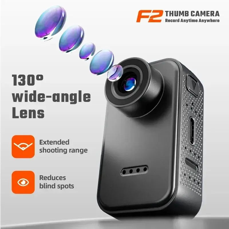 Magnetic Thumb Camera 1080P Body Camera For Outdoor Action Vlog 1920x1080P Video Recorder Ideal For Cycling Hiking And Walking