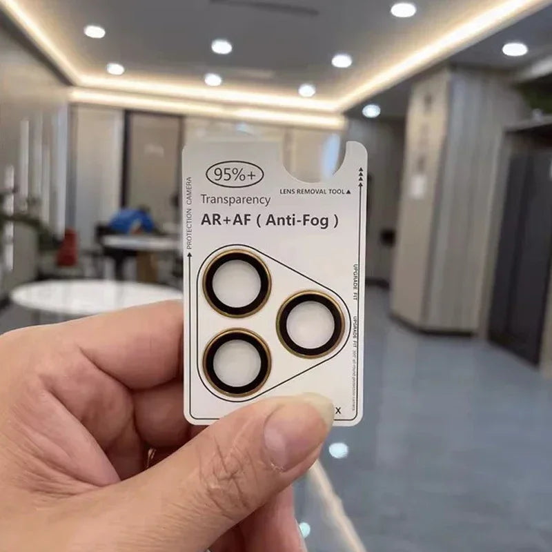 For iPhone 18 Pro Max Auto Snap AR Anti-Reflection Rear Camera Lens Protector One-Step Apply Lens Glass With Pry Opening