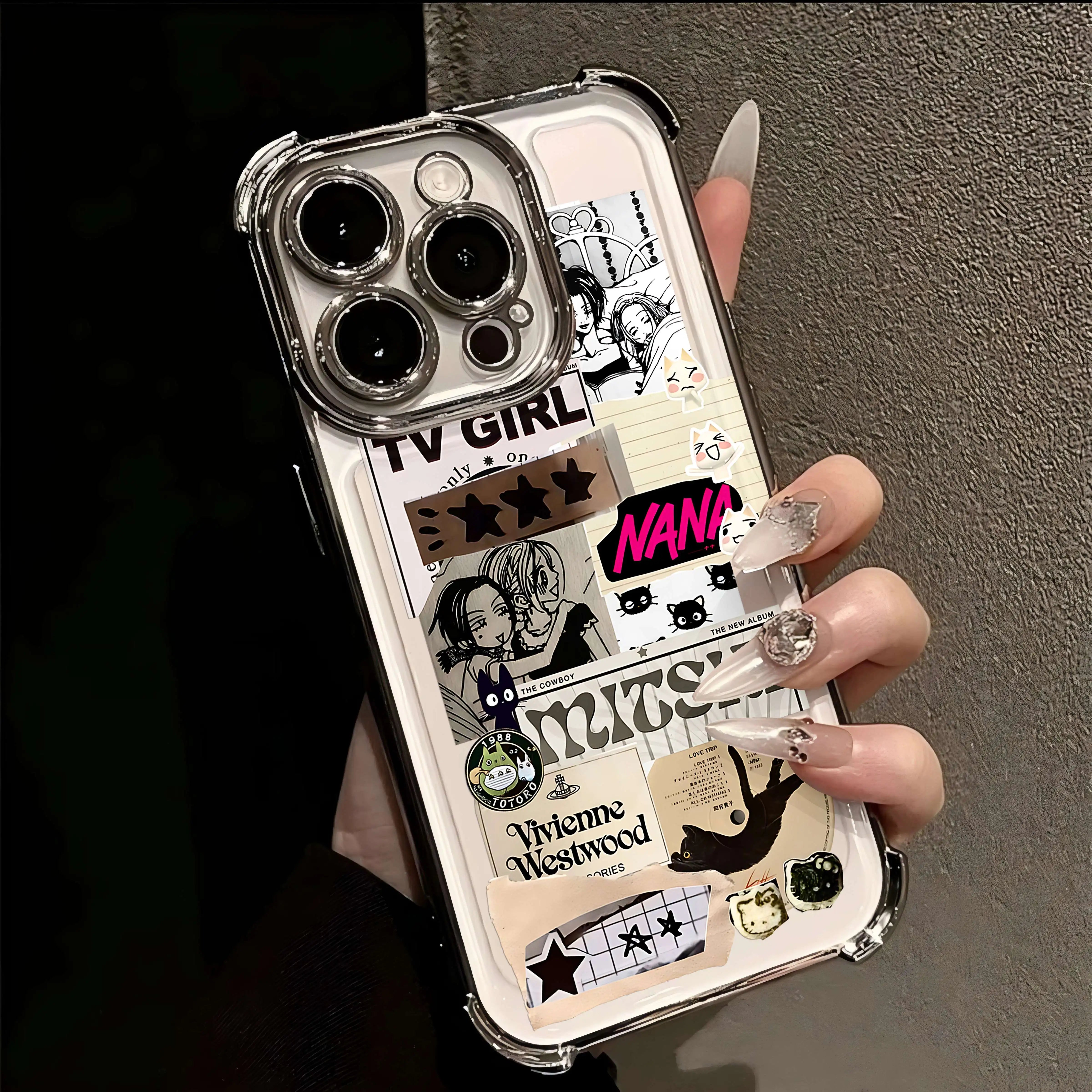 Anime Cool Nanas Osakis Hot Plating Phone Case For IPhone 17 16e 16 15 14 13 12 11 Pro Max X XR XSMax 8 Mini Air Plus Anti-Fall