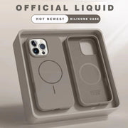 Magnetic Phone Case For iPhone 15 14 16 Plus 11 12 13 17 Pro Max Air Shockproof Silicone Cover For Magsafe Wireless Charge Cases