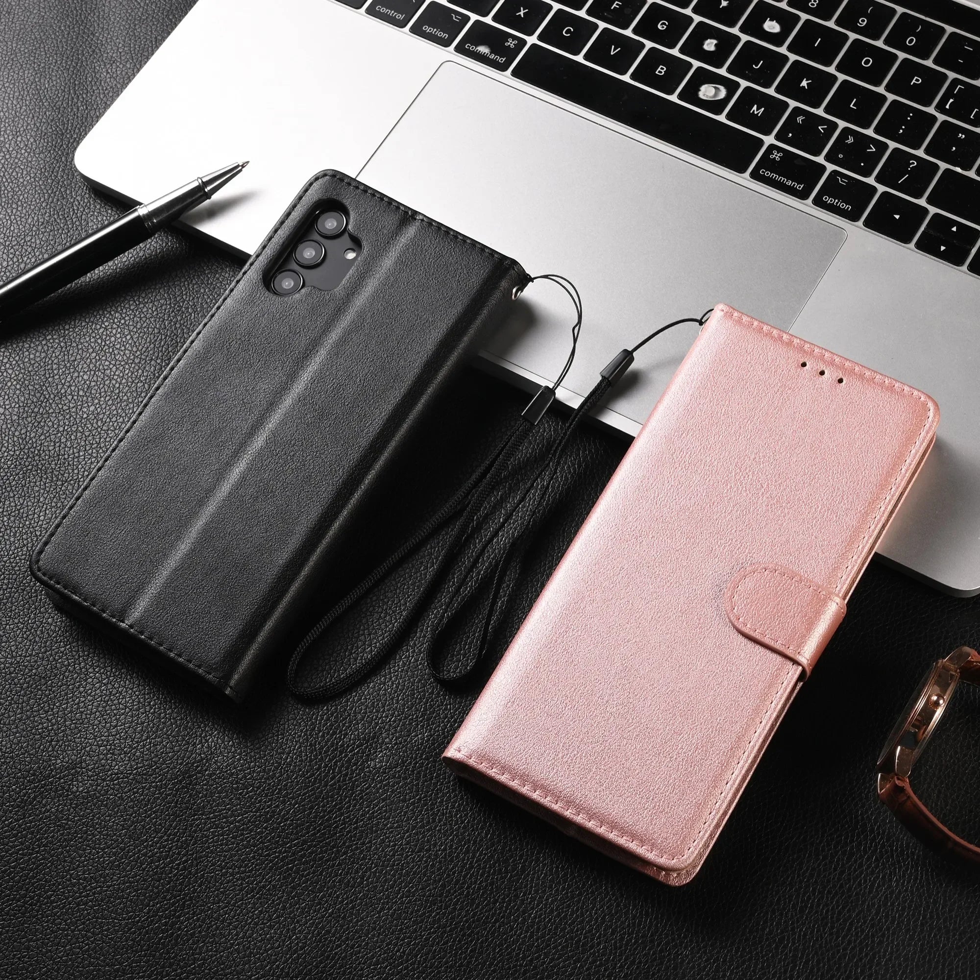 Leather Case for Samsung Galaxy A14 A05 A05S A33 A13 A12 A21S A20E A24 A54 A51 A53 A34 A32 A10 A22 A25 Coque Flip Wallet Funda