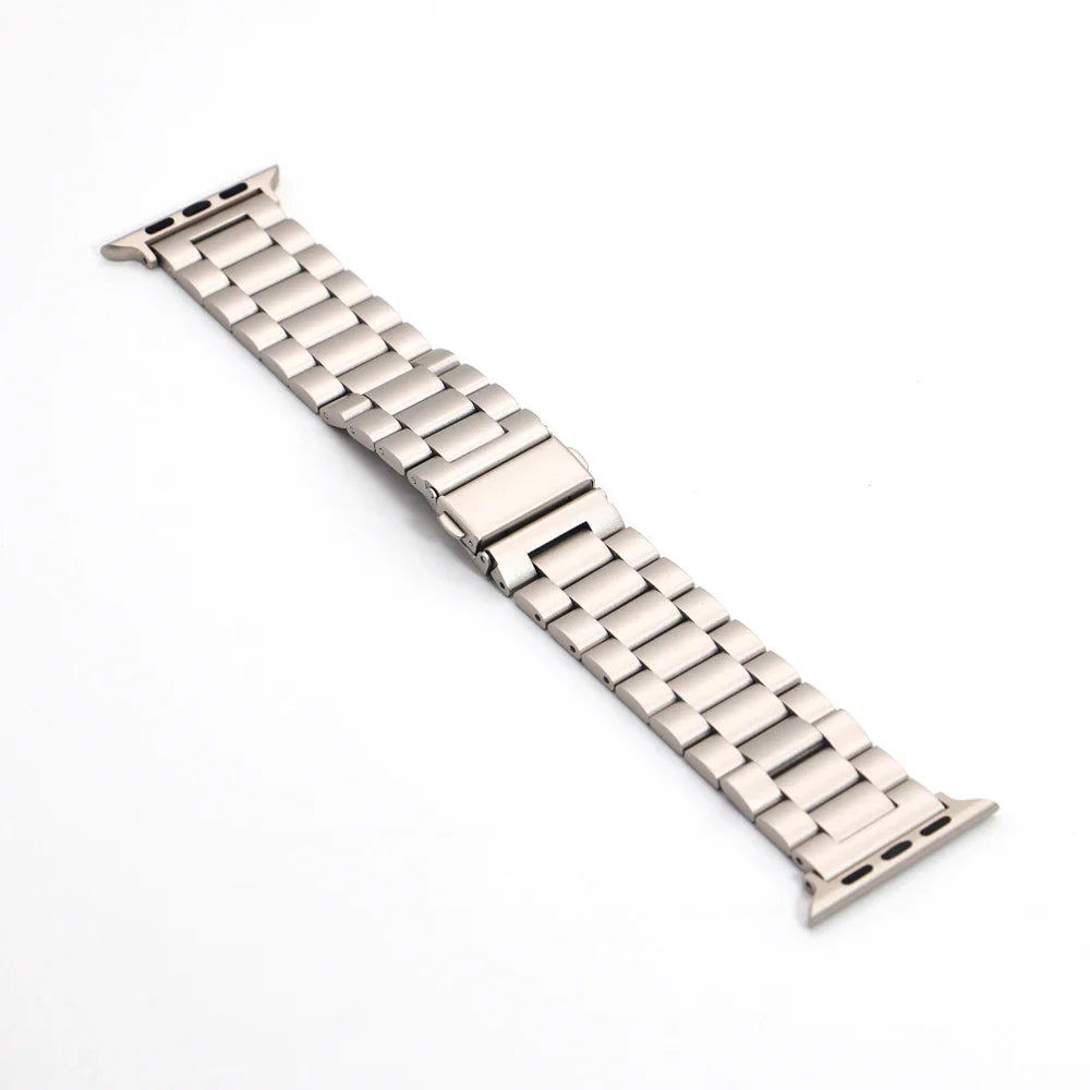 Stainless Steel Band for Apple Watch Ultra 4 3 2 49mm Series 12 11 10 46mm 45mm 44mm 42mm Metal Strap for IWatch 9 8 7 6 SE3 5 4