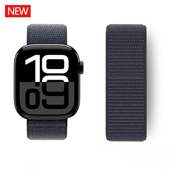 Nylon loop Correa For Apple Watch Bands 45mm 44mm 46mm 40mm 49mm 41mm 42mm Bracelet iWatch Series 12 11 Se 7 8 9 10 ultra 3 4