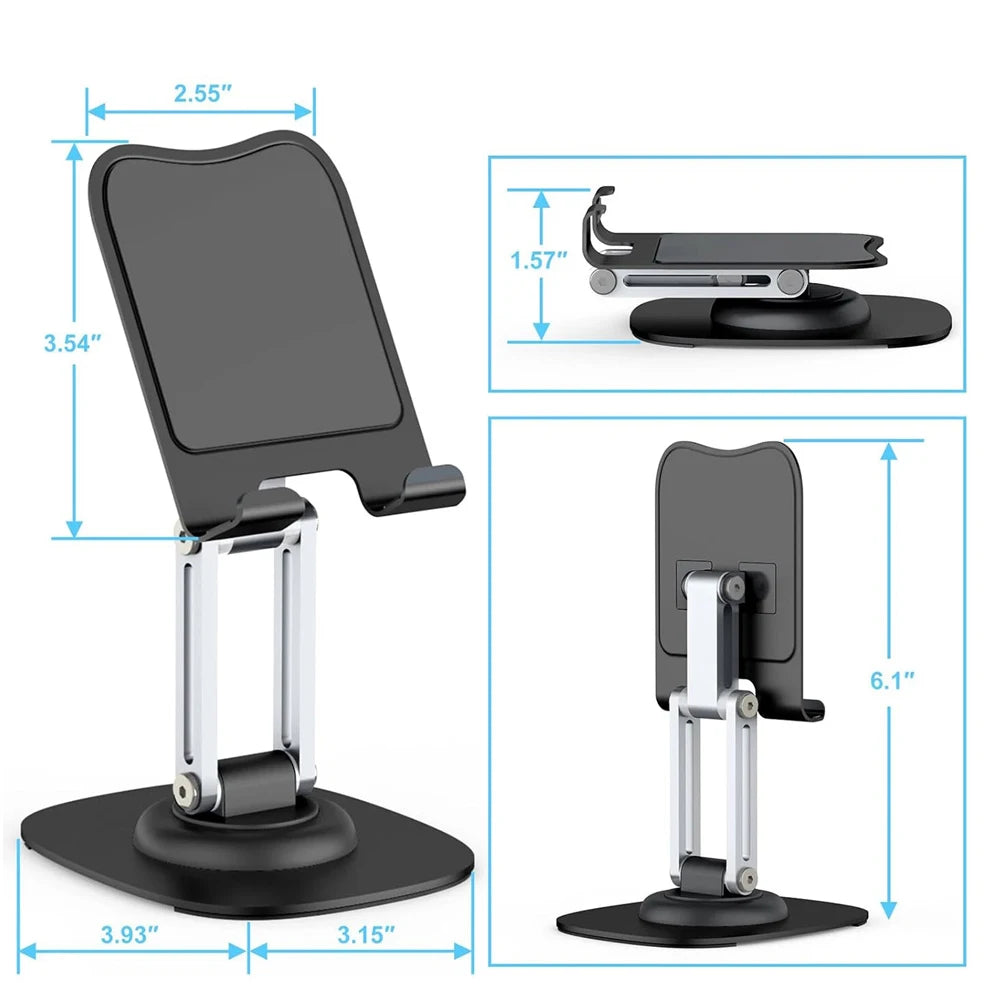 1PCS 360°Adjustable Universal Tablet Stand Desk Holder Mount Detachable Arm For Cell Phone iPad iPhone Portable Desktop Stand