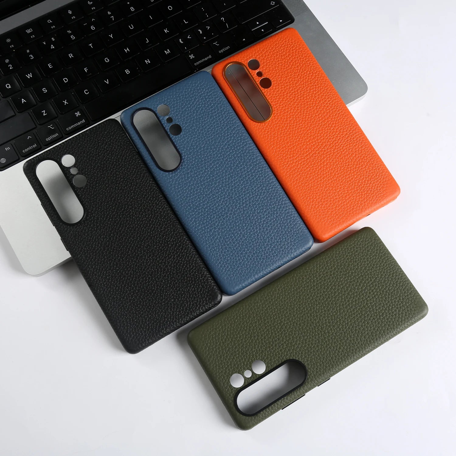 For Magsafe Magnetic Lychee Genuine Leather Case For Samsung Galaxy S26 S25 Plus S24 FE S21 S22 S23 Ultra Back Cover Phone Case