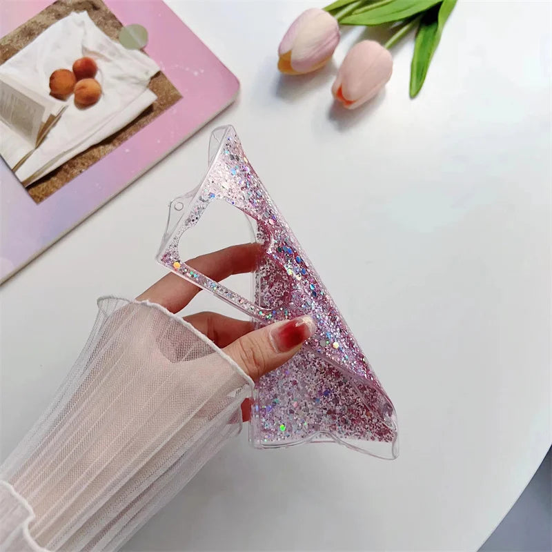 Shining Sequins Cases For Samsung Galaxy S25 S24 S23 S22 S21 S20 FE Plus Note 20 Ultra A13 A33 A53 A73 A22 A32 A42 A52 A72 Cover