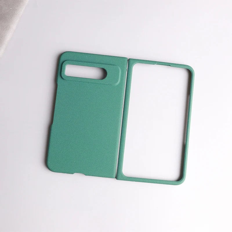 Sandstone Matte Hard PC Flip Phone Case For Google Pixel Fold Ultra Thin Anti-fall Non-slip Full Protect Bumper For Pixel Fold
