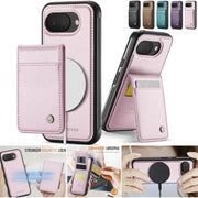 2 In 1 Detachable Leather Flip Wallet Phone Case for Google Pixel 11 Pro 10 10A  XL 9A 9 Kickstand Cards Holder Cover Hoesje Bag