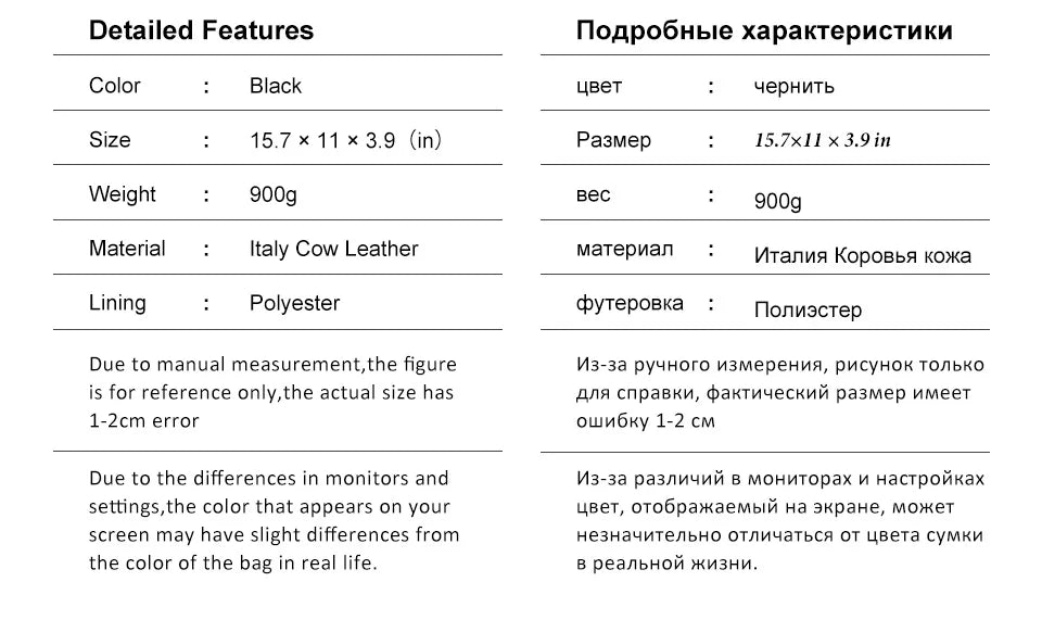 HUMERPAUL Men's Genuine Leather Briefcase Business Laptop Bag with Multiple Pockets Durable Handbag Shoulder Bags for Travel ﻿