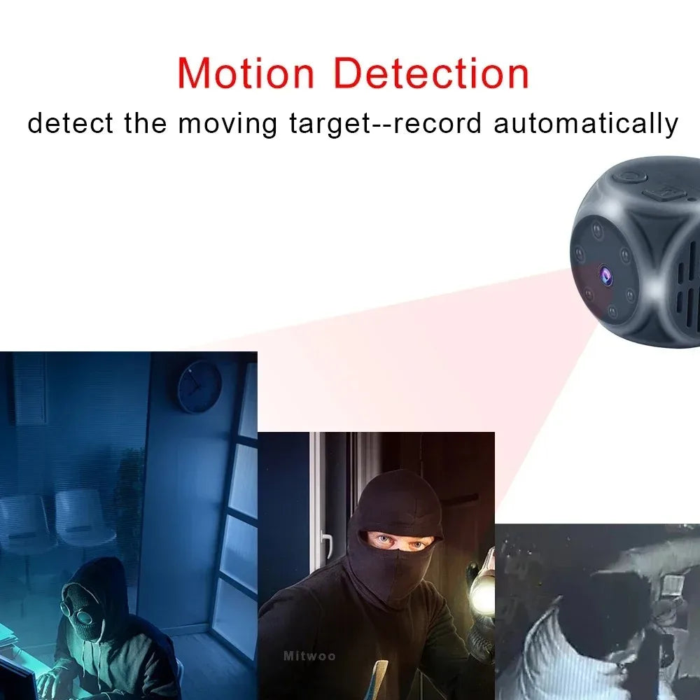 1080P HD Portable Micro Camera Infrared Night Vision Motion Detection Mini Camcorder DV Video Recorder Secret Security Cam Espia