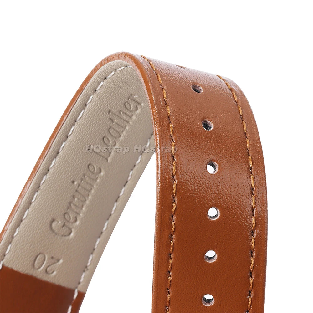 Leather Strap 12mm 13mm 14mm 15mm 16mm 17mm 18mm 19mm 20mm 21mm 22mm 23mm 24mm Soft Watchband for Men Women Universal Bracelet
