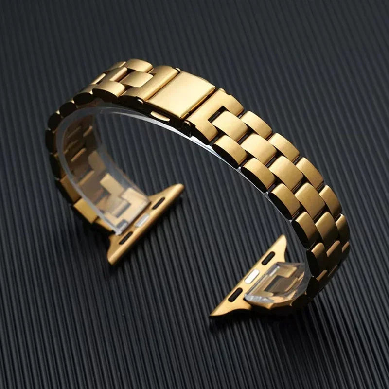 Strap For Apple watch band 46mm 45mm 44mm 49mm 40mm 41mm Metal Stainless Steel bracelet iWatch series 10 8 9 7 5 se 6 4 Ultra 2