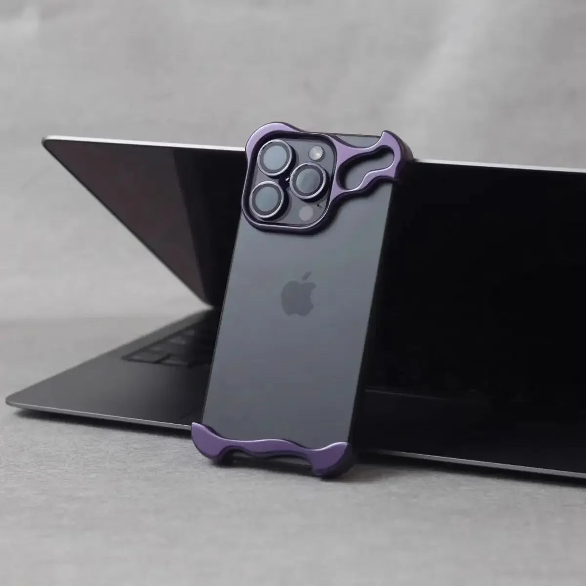 Luxury Irregular Aluminum Alloy Bumper Phone Case For IPhone 12 13 14 15 16 17 Pro Max 17Air Lens Film Protection Metal Cover