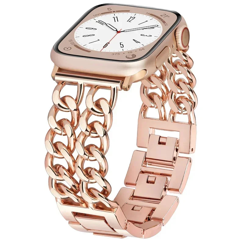 Metal Stainless steel Bracelet for Apple Watch Band Ultra 49mm 40mm 44mm 41mm 45mm 42/46mm IWatch Strap Series 10 9 8 7 SE 6 5 4