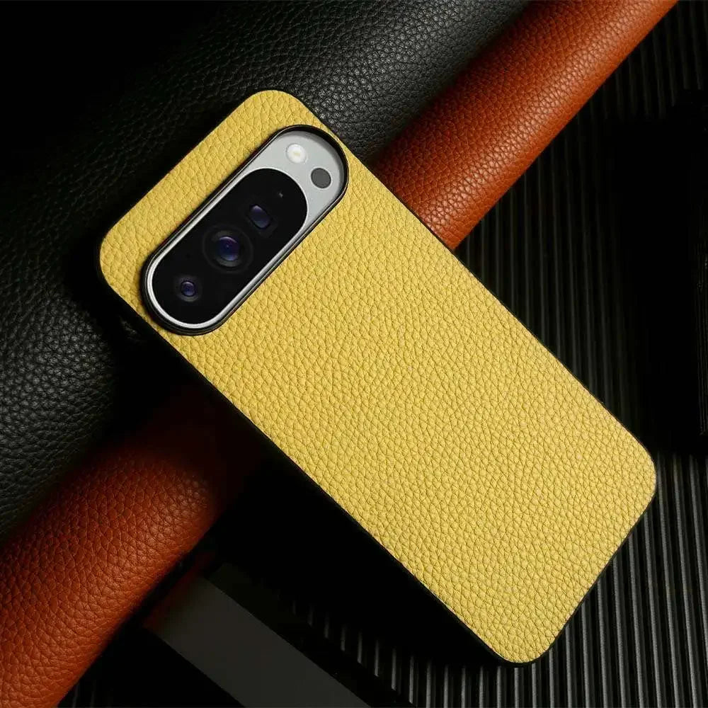 Luxury Pixel 10 Pro Case Business Cowhide Leather Phone Cases For Google pixel9pro 7A 8pro Full Protection Shockproof Back Cover
