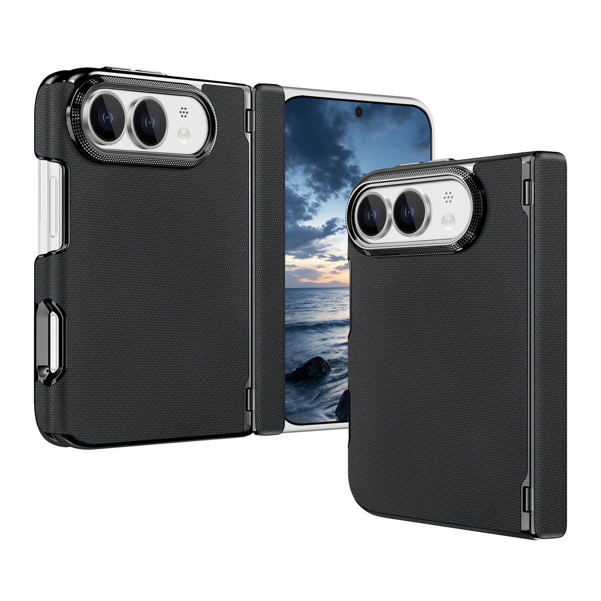 For iPhone Ultra 18 Fold Case Luxury Leather Matte Magnetic Wireless Charging Shockproof Protection Hard Back Cover Accessories