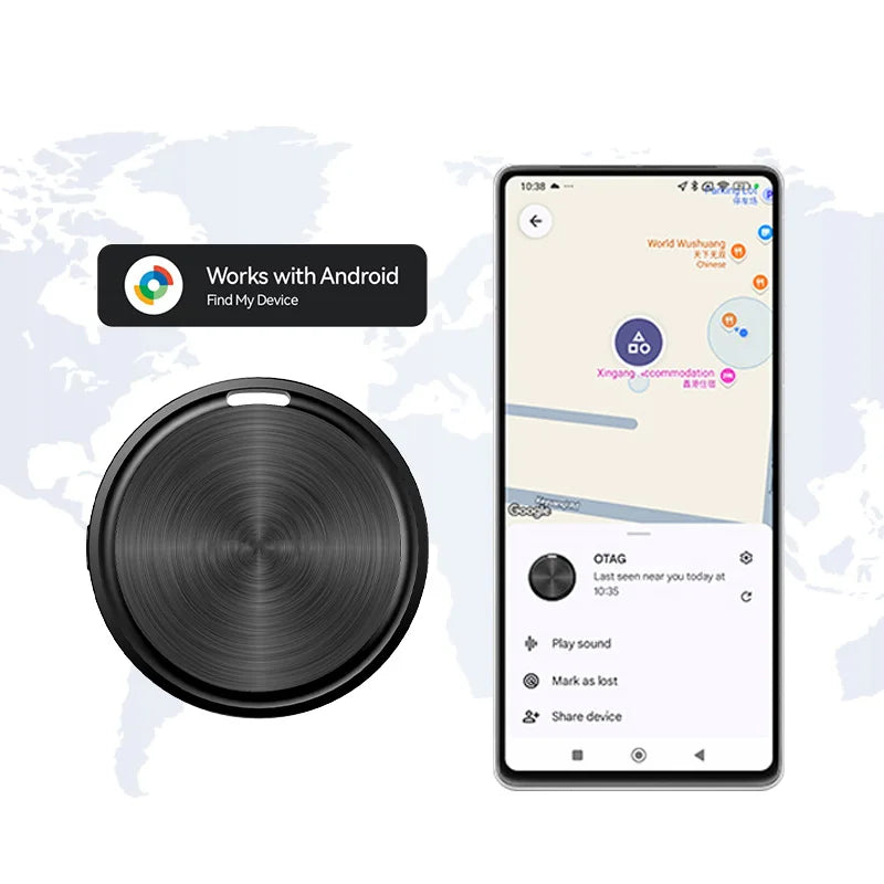 Tracker for Android Smart Locator Work with Google Find My Device Bag Key Pet Elderly Finder Tracking