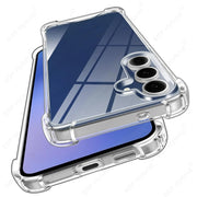 Shockproof Clear Silicone Soft Case For Samsung Galaxy S25 FE 5G Back Cover Shell On SamsungS25FE GalaxyS25FE Ultra-Thin S25FE