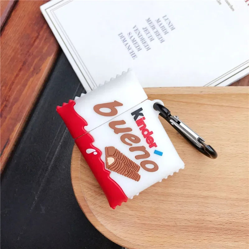 for AirPods Pro 3 Case Cartoon Ice Cream Snacks Earphone Cover for AirPods 4 Case Wireless Earbuds Cover for AirPods Pro 2 Case