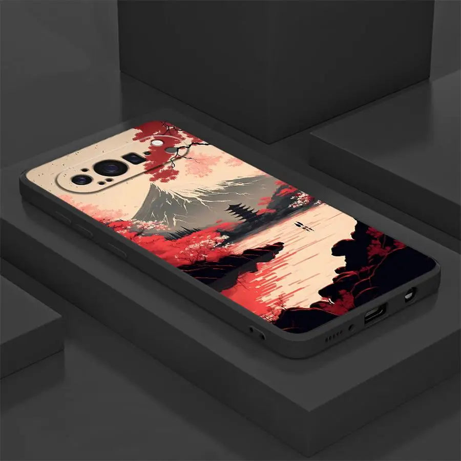 Mountain Peaks Landscape Funda Phone Cover Case for Google Pixel 10A 6a 8a 9a 10 9 Pro XL 7a 6 7 8 Pro