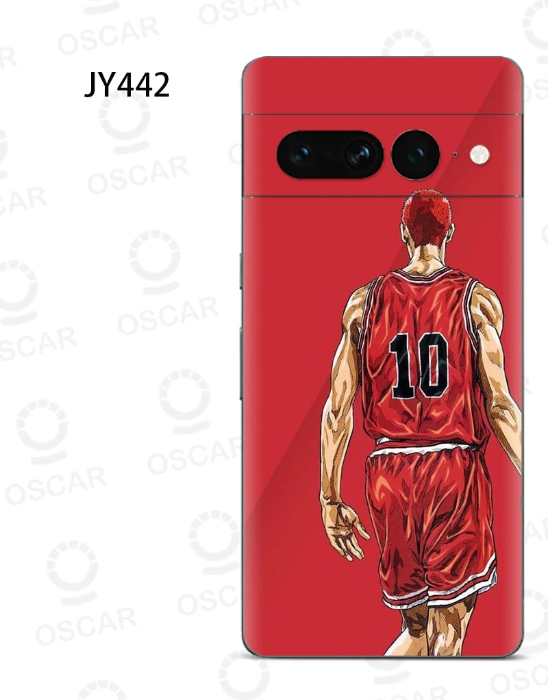 Colorful Decal Skin for Google Pixel 8 7 6 Pro 6A Back Screen Protector Film Cover Ultra Thin 3M Wrap Modified Case Sticker