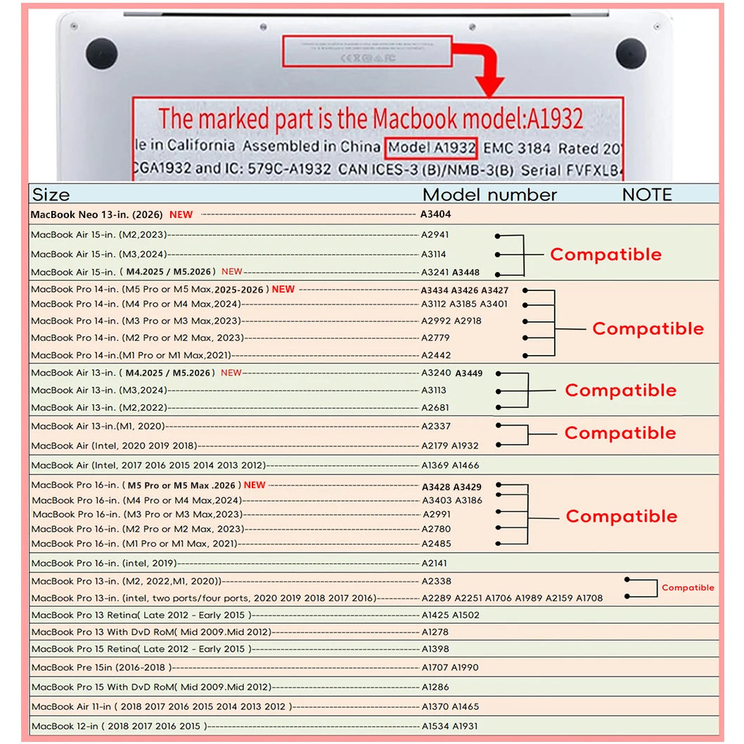 Laptop Case For Neo 13 A3404 A18 Case for M5 M4 M3 M2 Apple Macbook Air 13 M1 Case A1932 A2179 for Macbook Pro 13 Case A2338