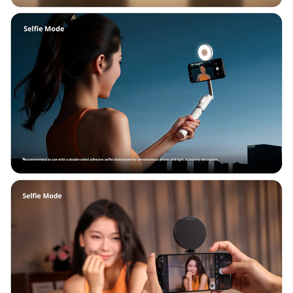 Original Ulanzi LM23 Light 3-Level Brightness Magnetic Soft LED Light Portable Pocket Vlogging Live Streaming Content Creation