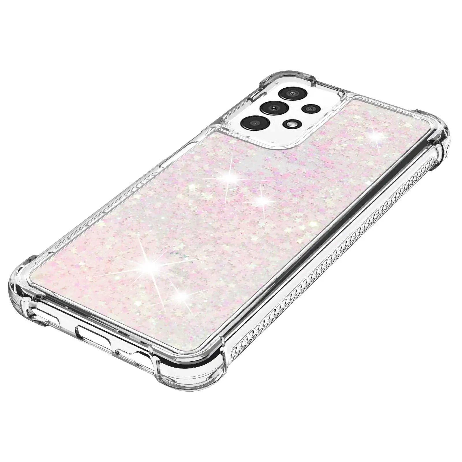 Glitter Liquid Quicksand Case For Samsung S24 Soft Cover For Galaxy S23 S22 Ultra S21 S10 S9 PLUS S20 S23 S21 FE Transparent